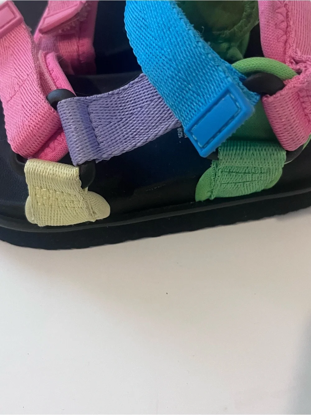 GAP Kids Colorblock Sport Sandals - Pink, Blue, Purple, Green 7-8